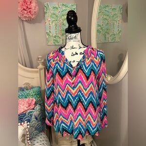 Lilly Pulitzer Elsa long sleeve top, size XS